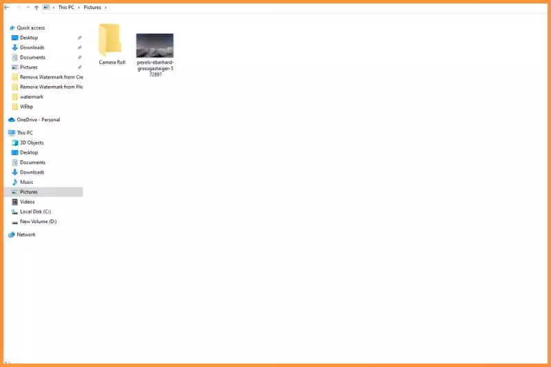 Uploading image for removing watermark.
