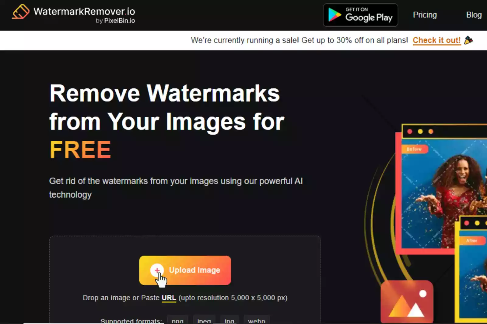 2nd Step to Upload image