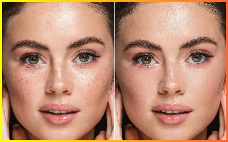Interface in photo Retouch