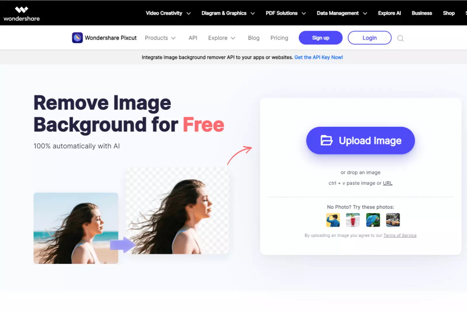Home Page of Pixcut