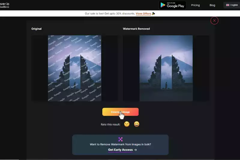 Last and Final Step to Download Image Without Watermarkremover