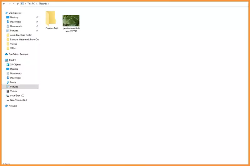 Select image from your folder.