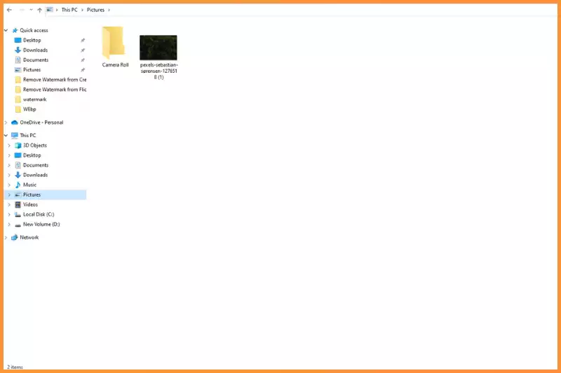 Uploading image of which watermark needs to be removed.