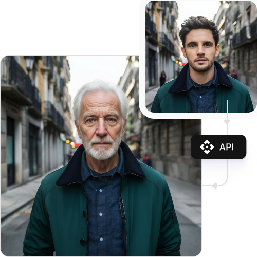 Mountain sketch to image