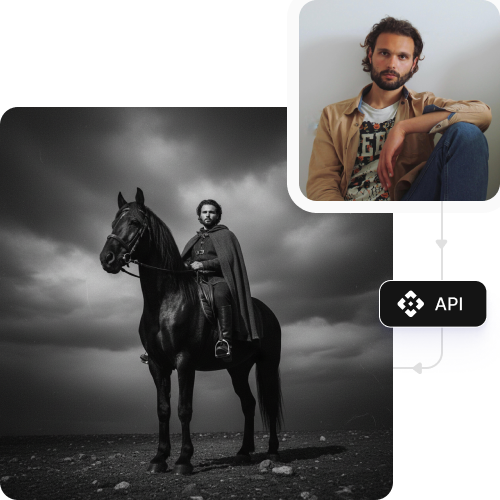 Sketch hot air baloon to image generator