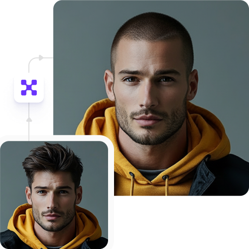 sketch to image in HD-resolution pictures