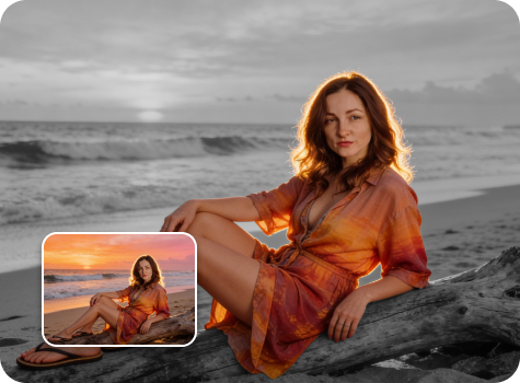 Color splash preview