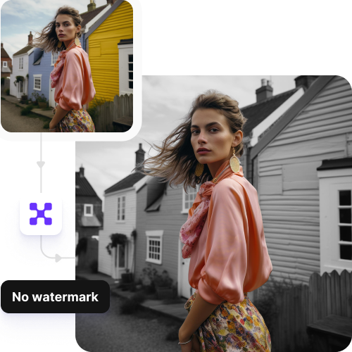 Sketch hot air baloon to image generator