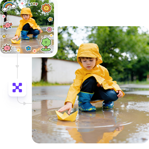 sketch to image in HD-resolution pictures