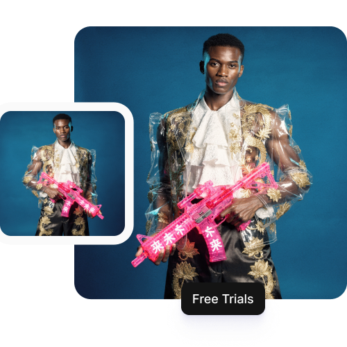 Sketch hot air baloon to image generator