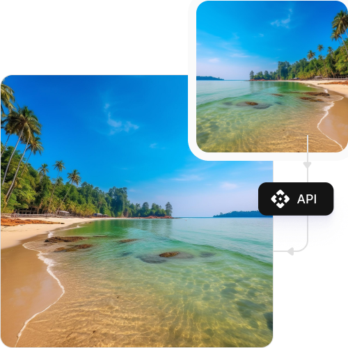 Mountain sketch to image