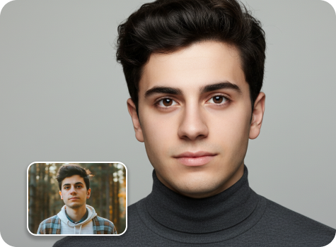 Model headshots tool preview