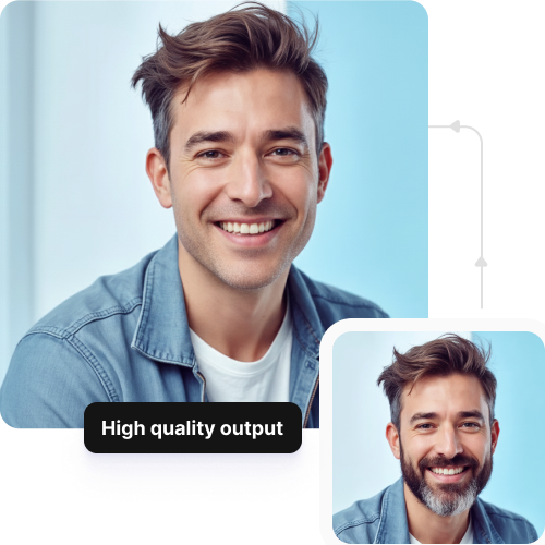 sketch to image in HD-resolution pictures