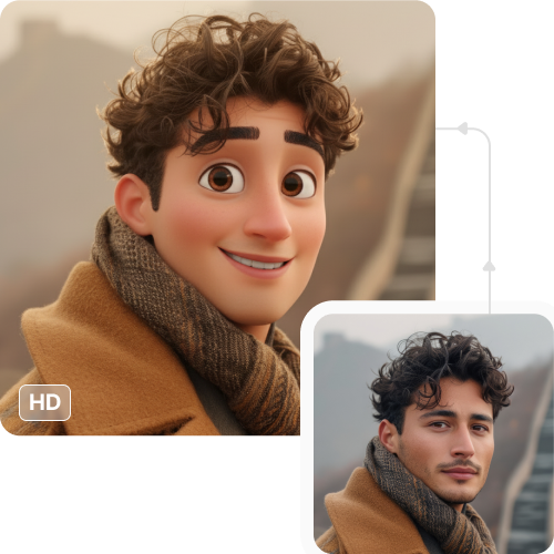 sketch to image in HD-resolution pictures