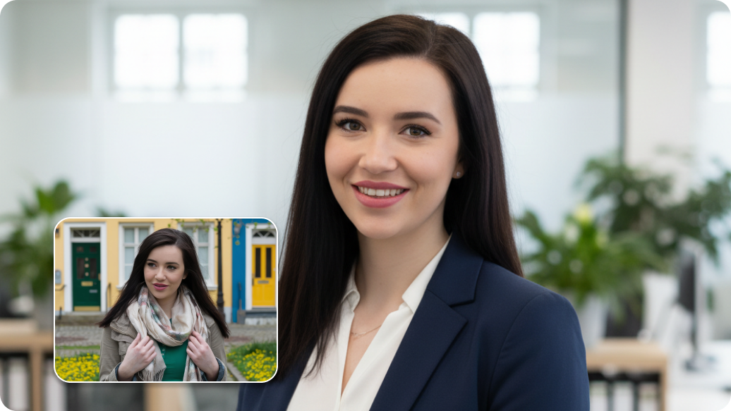 AI professional headshot generator thumbnail