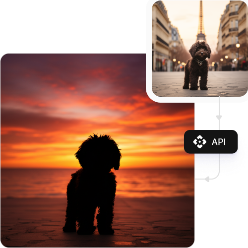 Mountain sketch to image