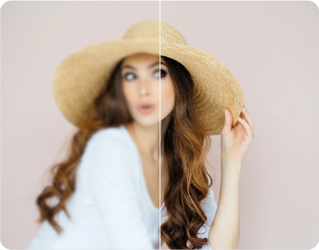 AI unblurs automatically