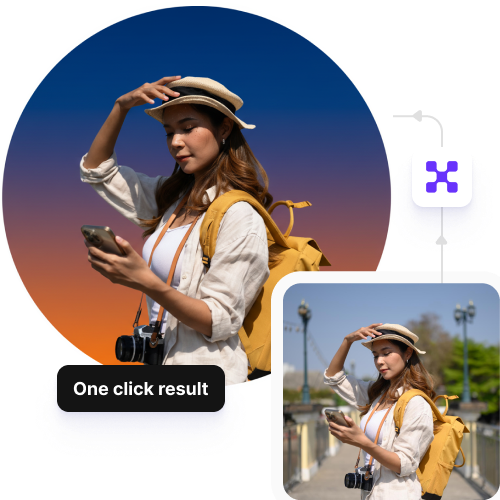 Sketch hot air baloon to image generator