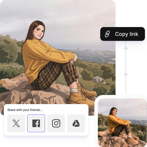 Mountain sketch to image