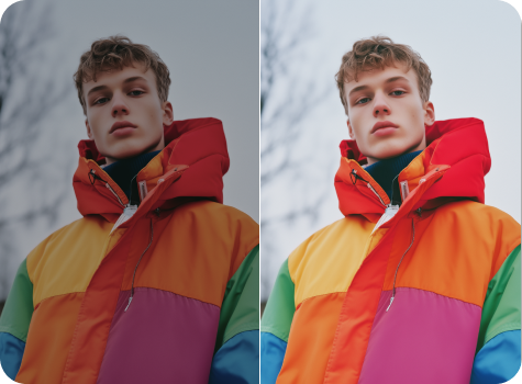 brighten image ai photo enhancer tool