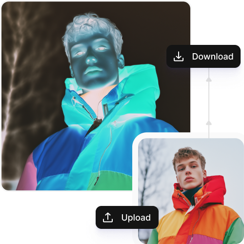 Mountain sketch to image