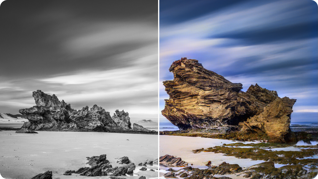 AI online colorize photo thumbnail