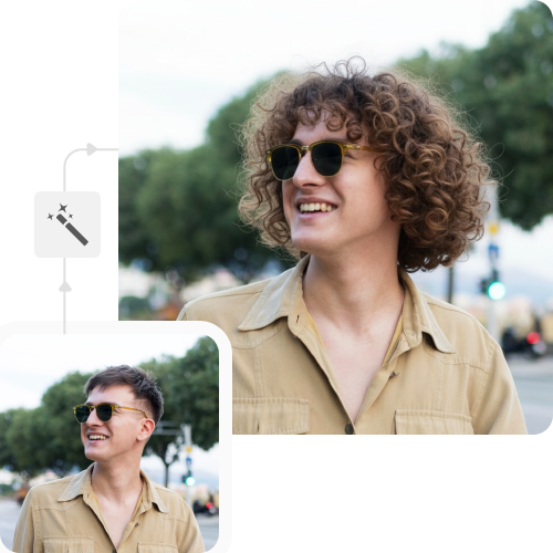 Mountain sketch to image