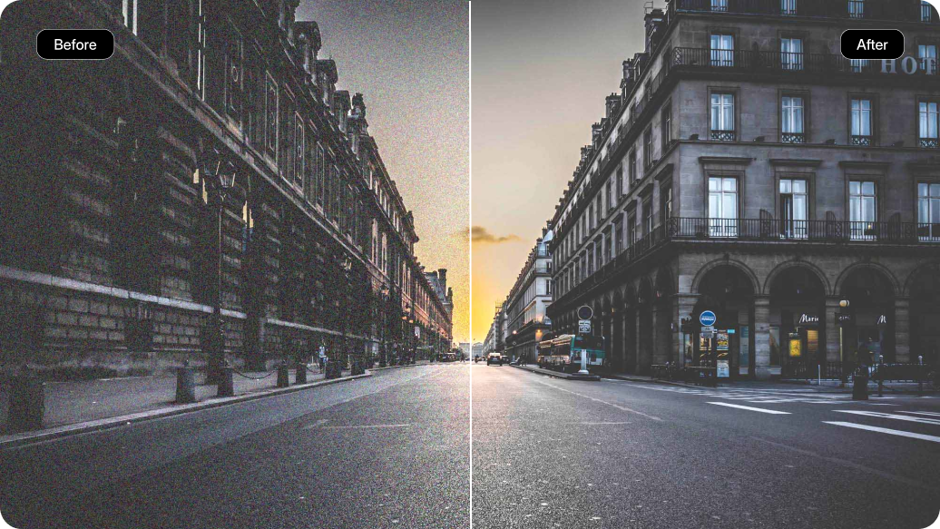 Remove noise from photos thumbnail