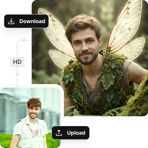 Sketch hot air baloon to image generator