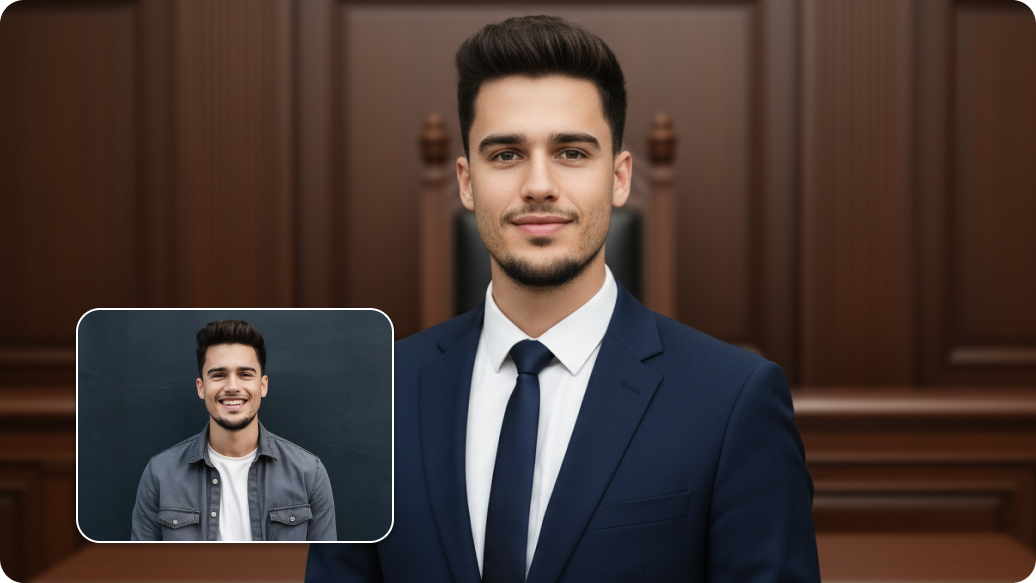 AI lawyer headshot generator thumbnail