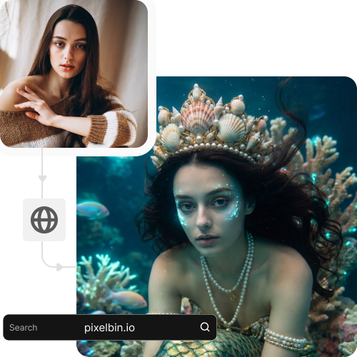 Mountain sketch to image