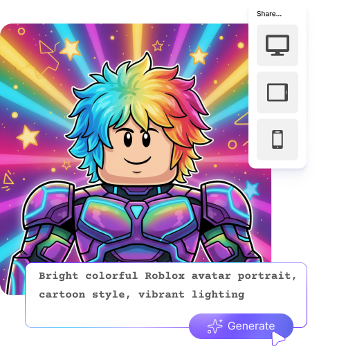 Free AI Roblox profile picture maker - Create custom avatars