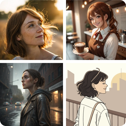 Multiple creative styles