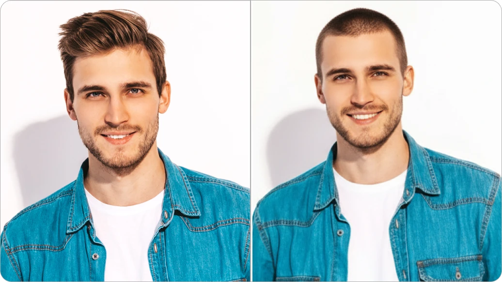 AI Buzz cut filter thumbnail