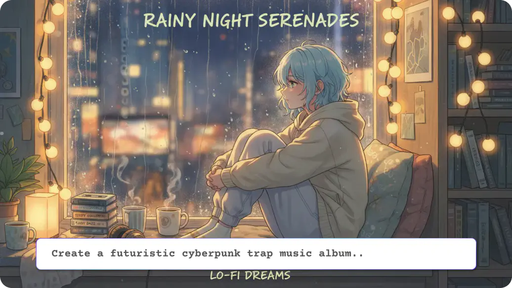 AI album cover generator thumbnail