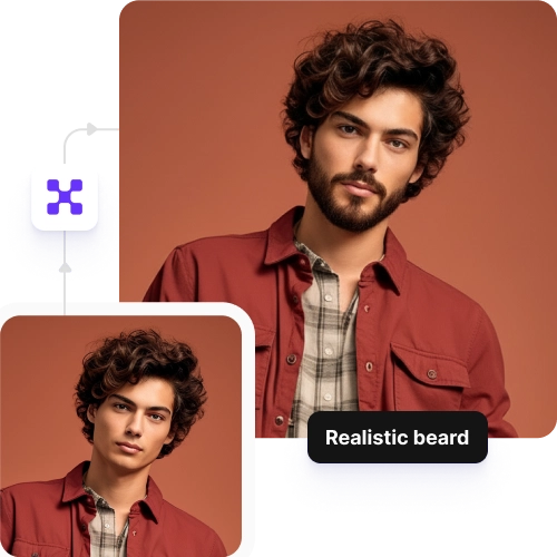 Free AI beard filter: Add a realistic beard to your face online