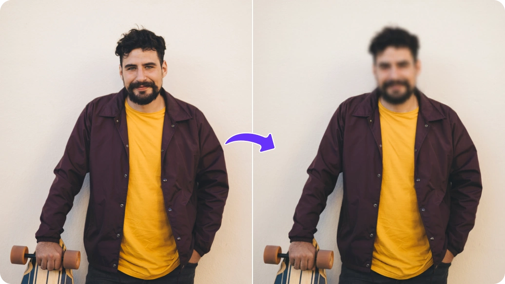 Blur face effect thumbnail