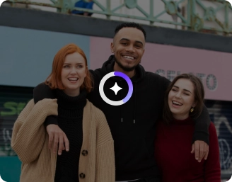 Apply the face blur effect 
