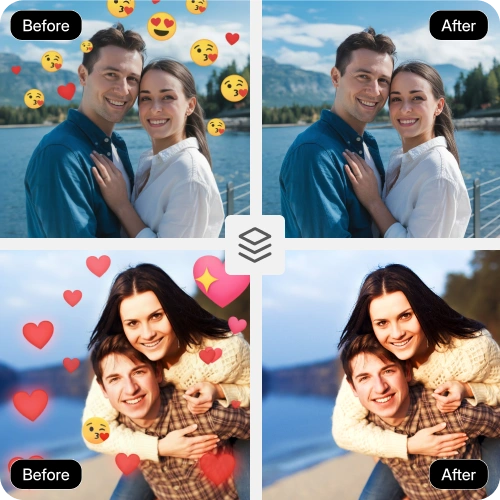 Free emoji remover online - Delete sticker overlays instantly
