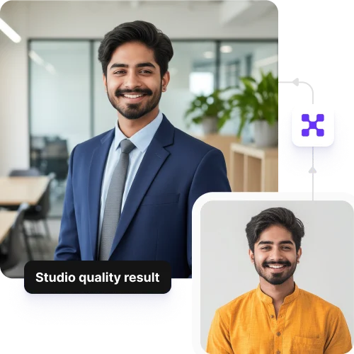 Instant studio-quality results