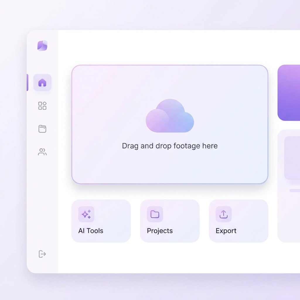 Uploading video, image, audio, and text media into PixelBin AI Video Editor