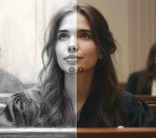 Sketches into images