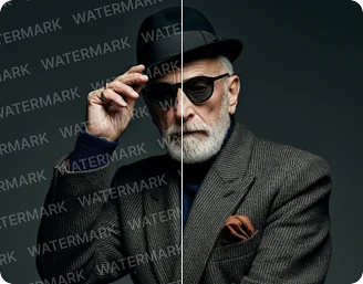 Automatic watermark removal