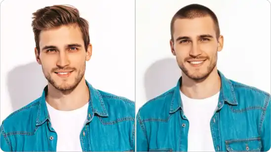 AI Buzz cut filter thumbnail