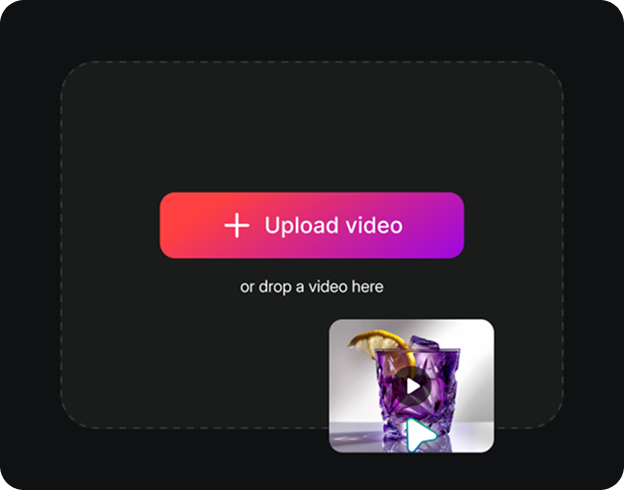 Upload video step