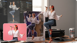 AI action figure generator