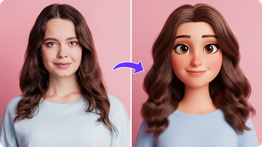 AI Pixar portrait generator