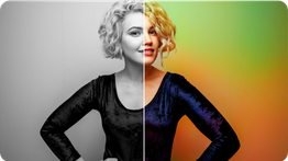 Black and White to color