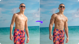 AI body editor
