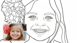 Coloring page generator